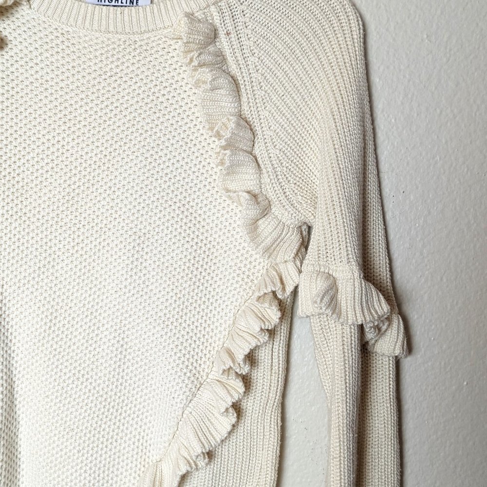 Highline Collective Ruffle Sweater size XS - Picture 6 of 10